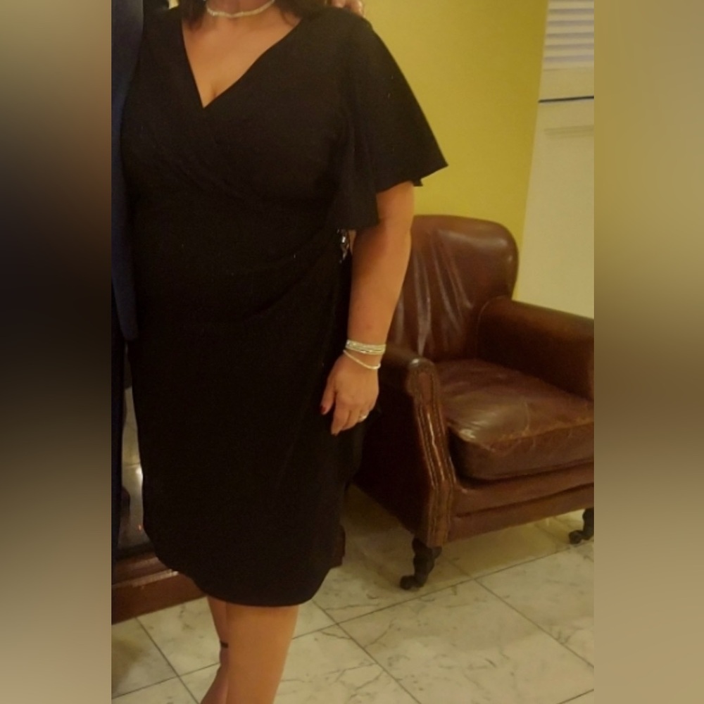 Beautiful black with sparkles dressy dress